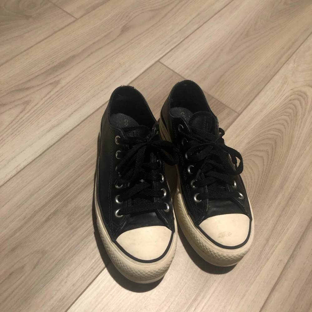 Custom Leather Platform Chuck Taylor All Star